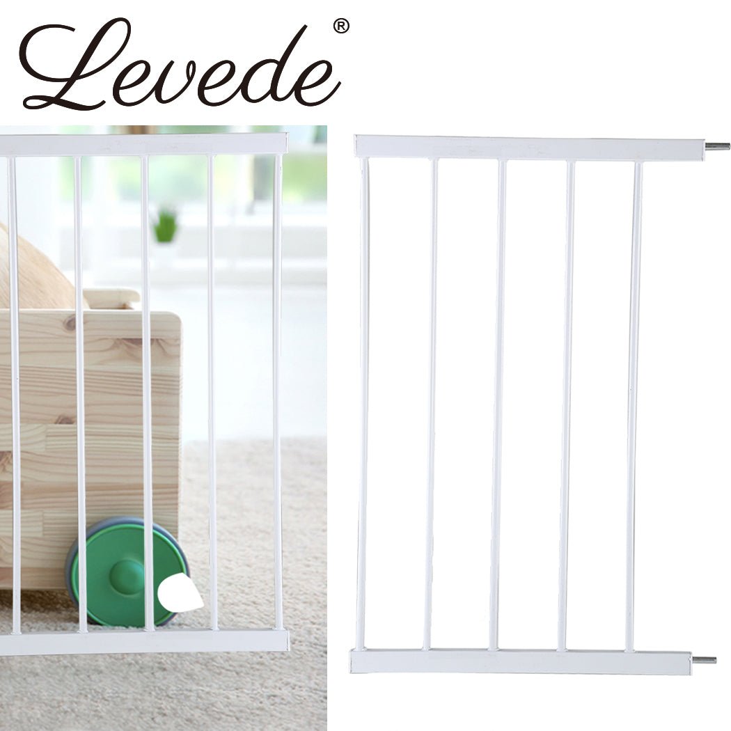 Levede Baby Safety Gate Adjustable Pet White 45cm Extension - '9356877003813 Toy Chest Australia 7