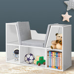 Levede Kids Bookcase Toys Box Shelf White - '9356877132155 Toy Chest Australia 7