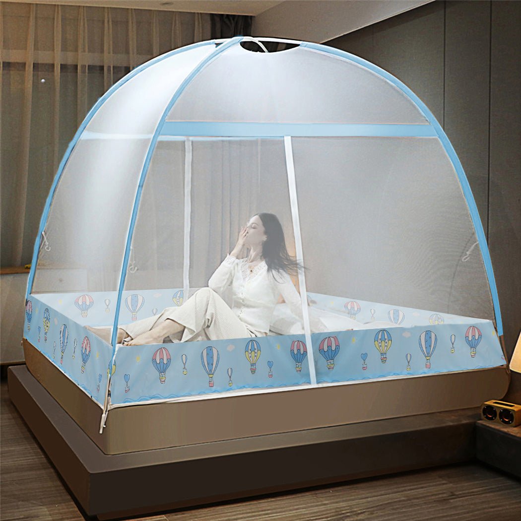 Dreamz Mosquito Bed Nets Foldable Canopy Queen - '9356877129971 Toy Chest Australia 7