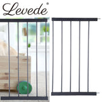 Levede Baby Safety Gate Adjustable Pet Black 45cm Extension - '9356877003783 Toy Chest Australia 7