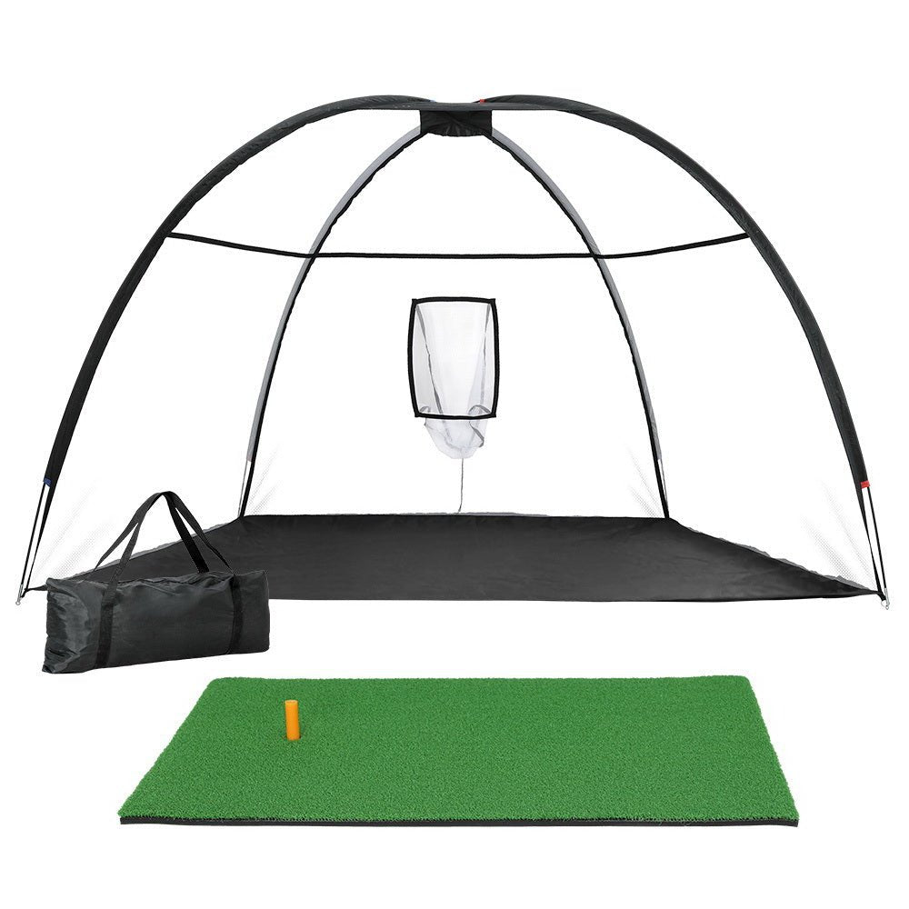 Everfit 3.5m Golf Practice Net with Driving Mat Training Aid Target Hitting - 9355720094008 Toy Chest Australia 1