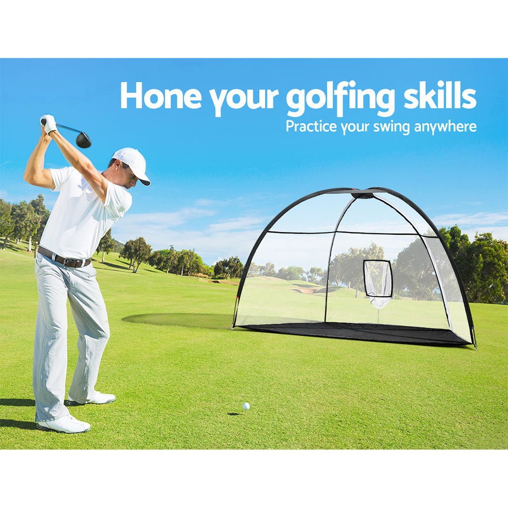 Everfit 3.5m Golf Practice Net with Driving Mat Training Aid Target Hitting - 9355720094008 Toy Chest Australia 5