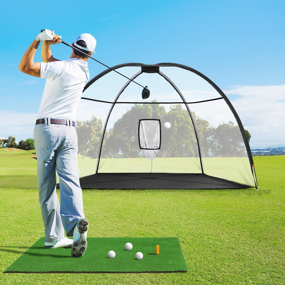 Everfit 3.5m Golf Practice Net with Driving Mat Training Aid Target Hitting - 9355720094008 Toy Chest Australia 8