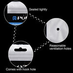 10 - Pack Clear Front Pearl Jewelry Zip Lock Bags With Hang Hole - Xl Size 33Cm X 23.5Cm - 1 Toy Chest Australia 2