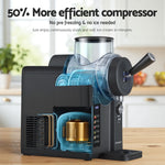 Devanti 2L Slushie Machine Ice Cream Maker Frozen Smoothies Milkshakes Black