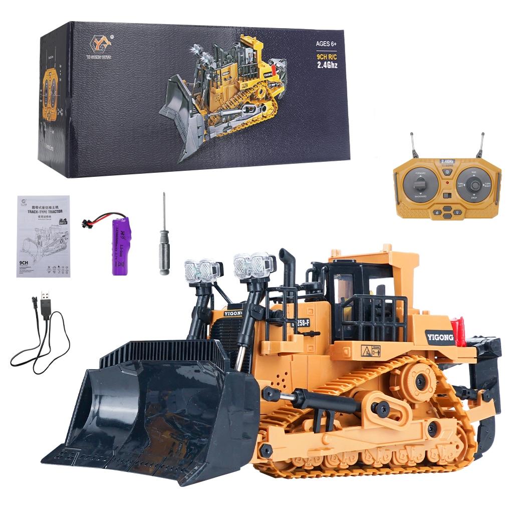2.4G Rc 9 - Channel Heavy Bulldozer 1 24 Crawler - Multi - Function - 1 Toy Chest Australia 1