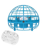 Blue Remote Stunt Ball Toy For Kids - Suspended Four - Axis Aircraft - 1 Toy Chest Australia 10