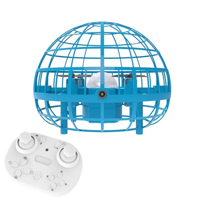 Blue Remote Stunt Ball Toy For Kids - Suspended Four - Axis Aircraft - 1 Toy Chest Australia 10