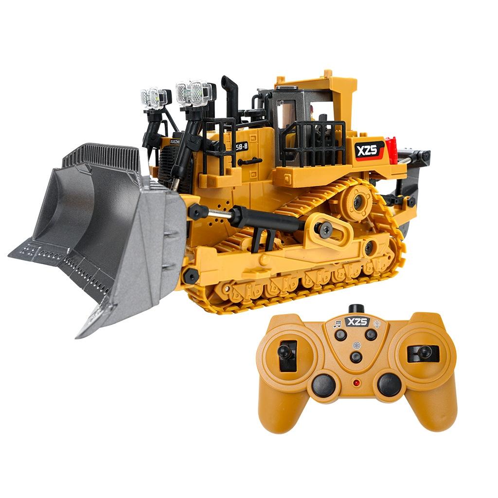 9 - Channel Remote Control Bulldozer Toy With Alloy Excavator - 1 Toy Chest Australia 6