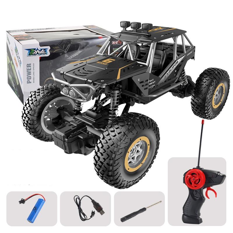 Large Alloy Off - Road Rc Car For Kids - Black - 1 Toy Chest Australia 1