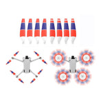8 - Pack Low Noise Double Sided Wing Propellers For Dji Mini 3 Pro - Three Colour - 1 Toy Chest Australia 1