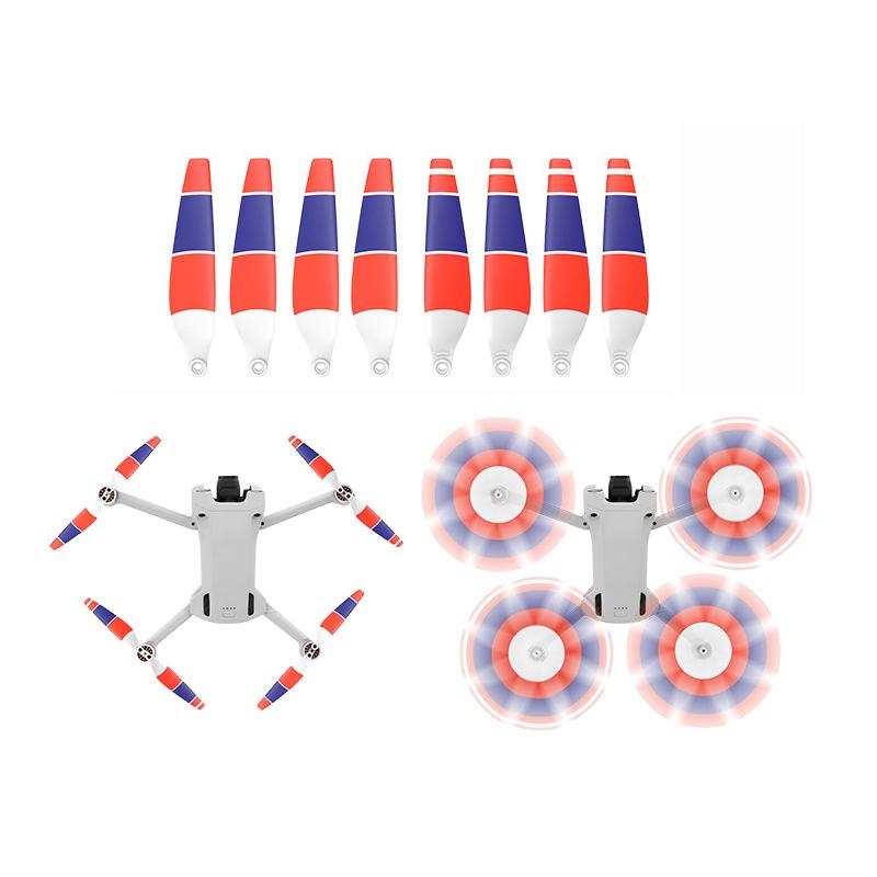 8 - Pack Low Noise Double Sided Wing Propellers For Dji Mini 3 Pro - Three Colour - 1 Toy Chest Australia 1