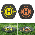 Foldable Leather Helipad For Drones - 55 X 50Cm