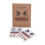 Drone Shark Emoji Body And Battery Sticker Set - 3 Pieces - 1 Toy Chest Australia 1