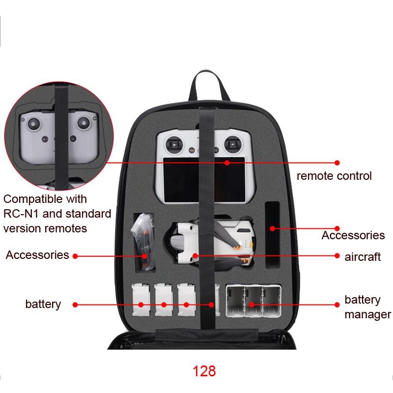 Large Waterproof Hard Shell Backpack For Dji Mini 3 Pro 128 Size - 1 Toy Chest Australia 1