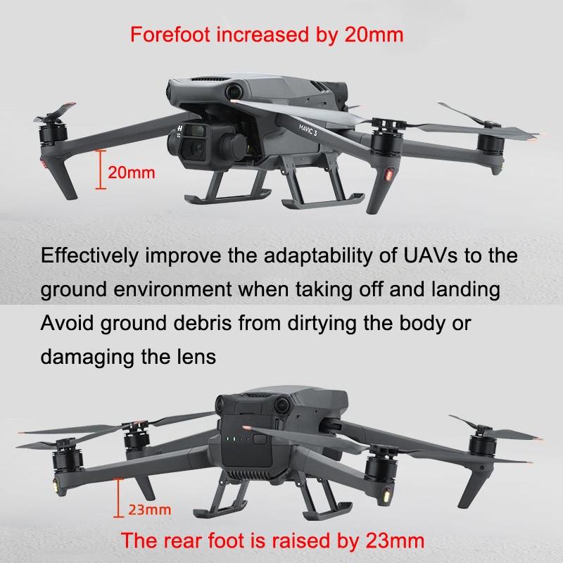 Foldable Landing Gear Support For Dji Mavic 3 - Heightening Accessory - 1 Toy Chest Australia 6