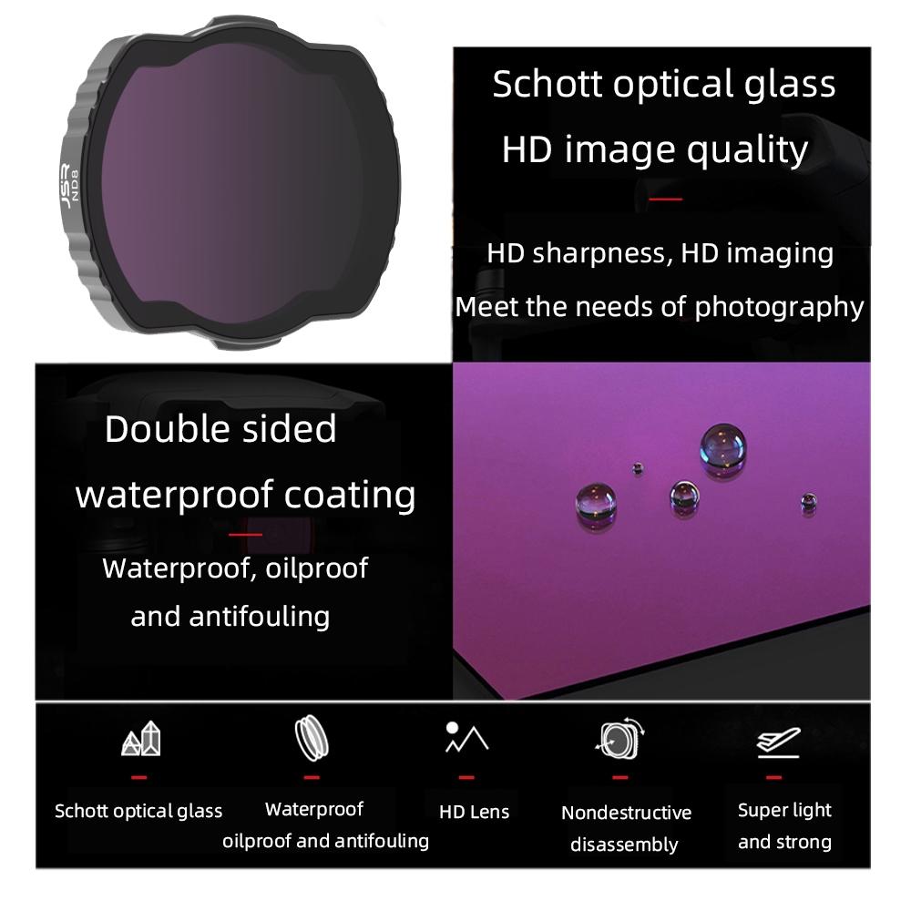 Avata Style Nd Filter Set - Adjustable Nd8 / 16 / 32