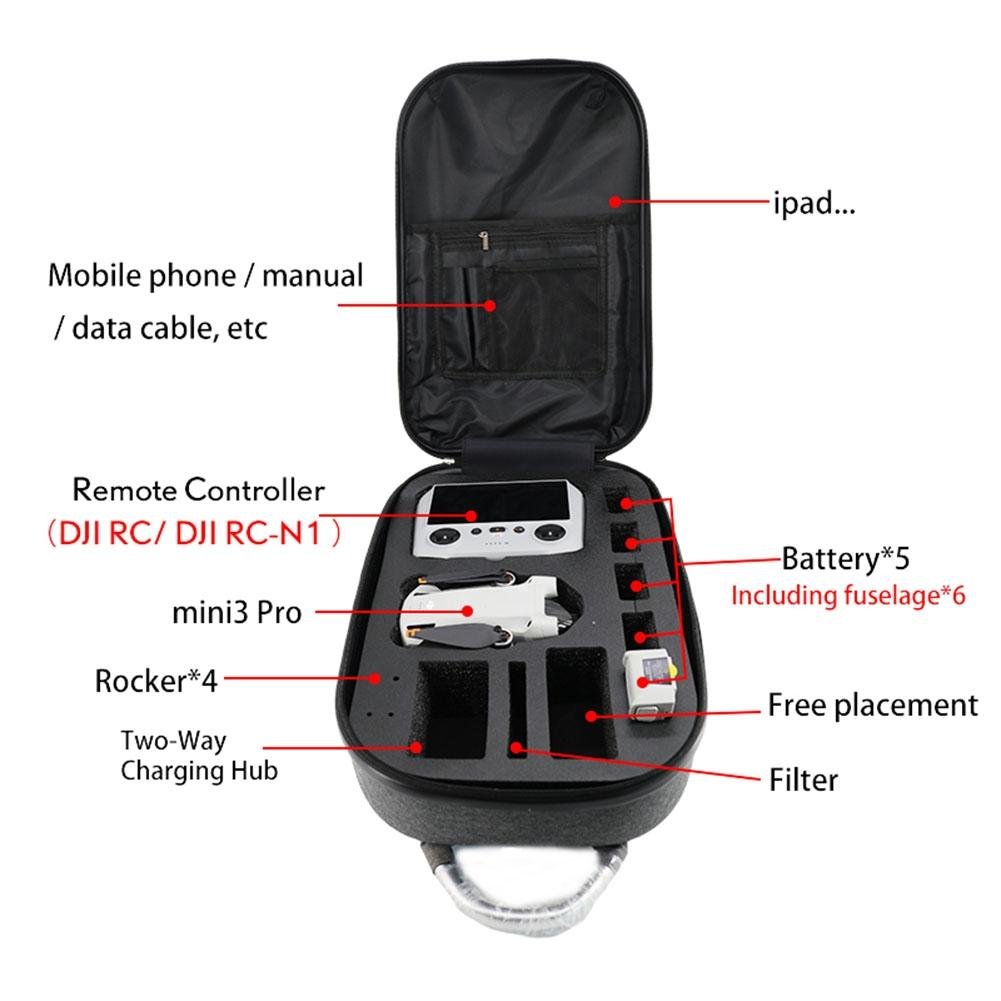 Carbon Fiber Backpack For Dji Mini 3 Pro Drone - 1 Toy Chest Australia 2