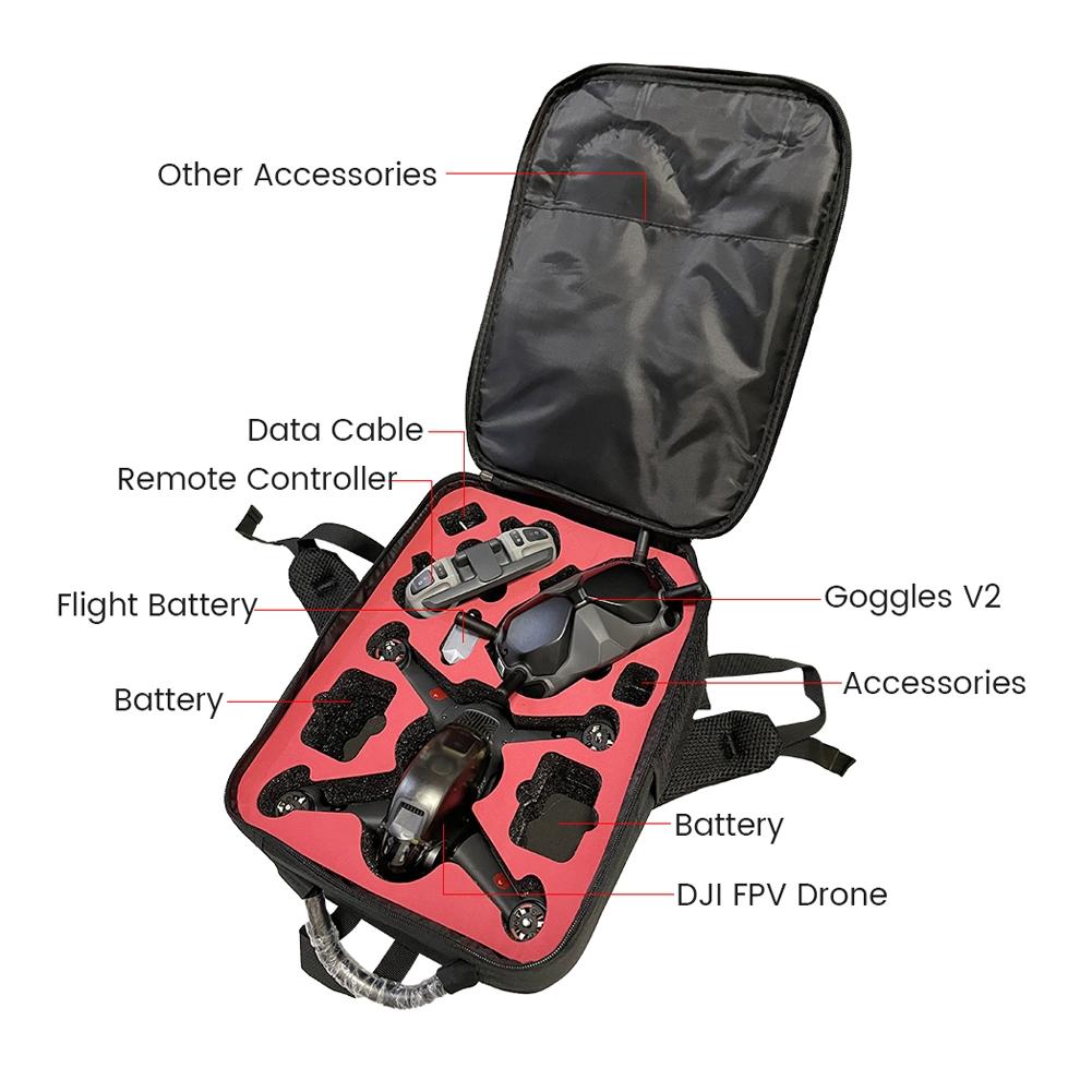 Waterproof Oxford Fabric Storage Bag For Dji Fpv Drone - Wear Resistant And Shoulder - Mounted - 1 Toy Chest Australia 4