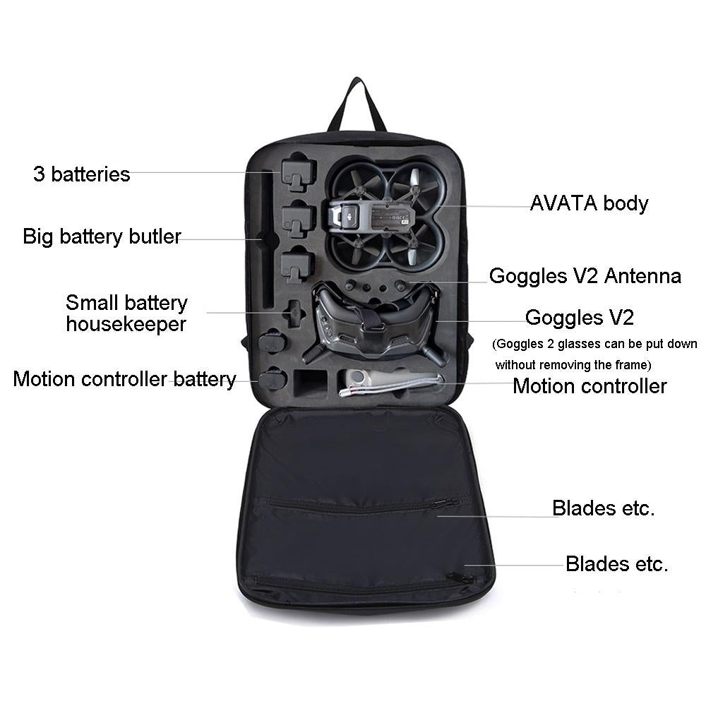 Avata Backpack Shoulder Bag For Dji - Compact Storage Solution - 1 Toy Chest Australia 3