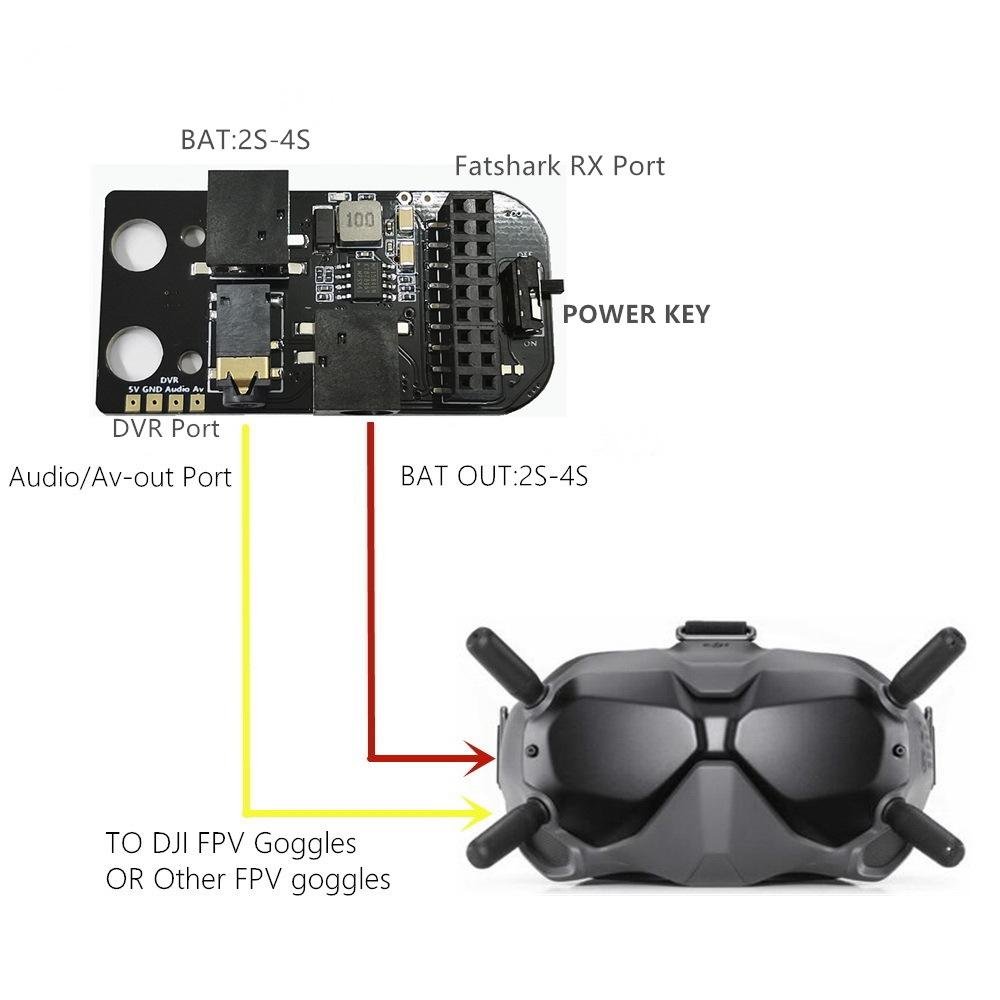 Adapter Board For Dji Fpv Goggles V2 Receiver