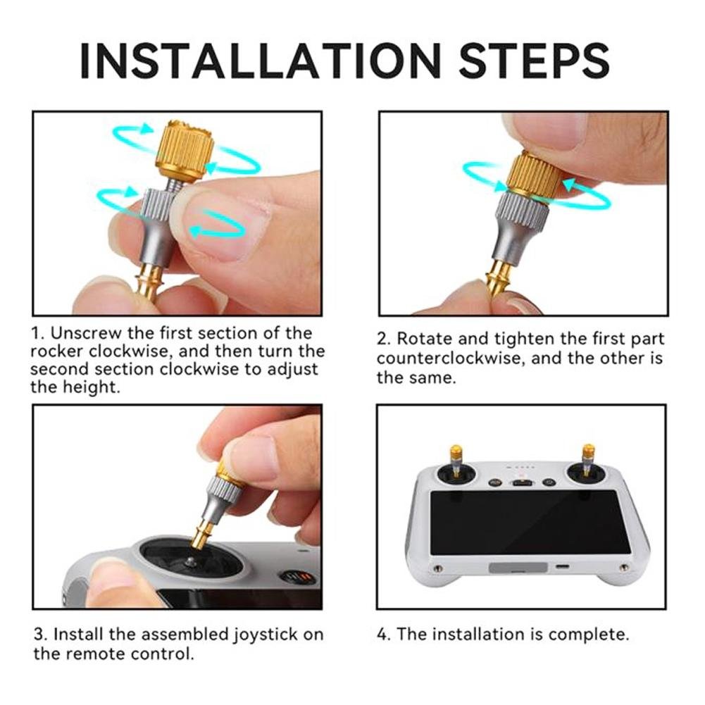 Aluminum Telescopic Joystick With Screen Remote For Dji Mini 3 Pro - 1 Toy Chest Australia 2