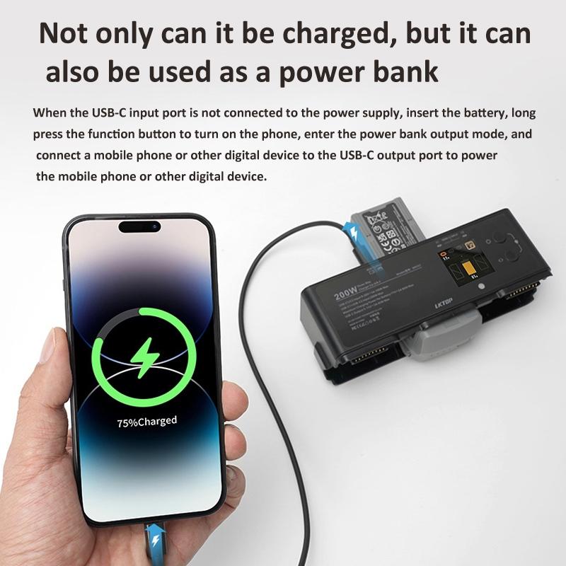 Smart Flight Battery For Dji Air 3 With 3 - Channel Charging Manager - 200W - 1 Toy Chest Australia 6