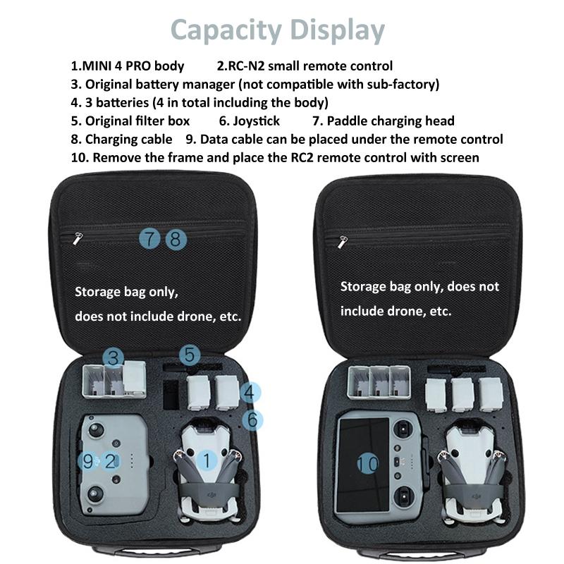 Drone Shoulder Bag For Dji Mini 4 Pro - Storage Box - 1 Toy Chest Australia 3