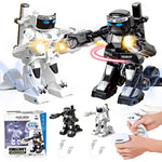 Smart Rc Robot Battle Toy For Kids - 2.4G Remote Control - White - 1 Toy Chest Australia 3