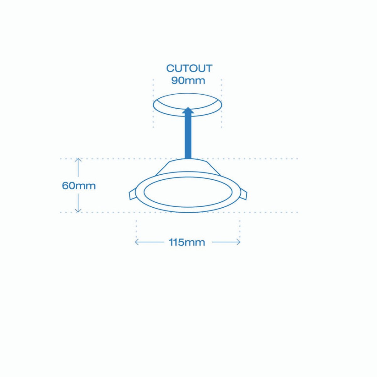 Laser 10W RGB Downlight with Voice Control