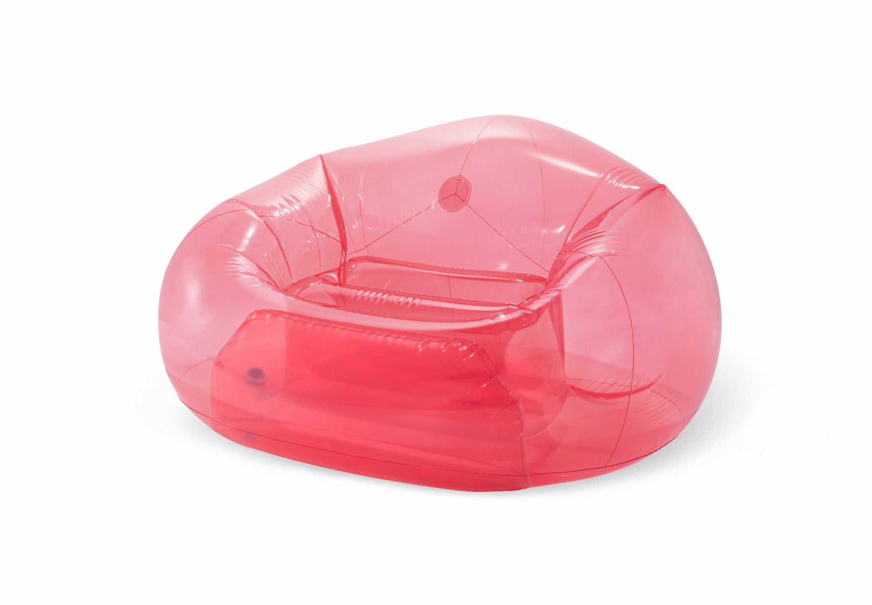 Intex Transparent Pink Beanless Bag 66501 - 6941057423517 Toy Chest Australia