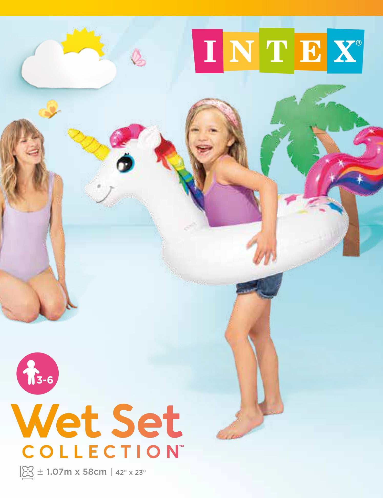 Intex Big Animal Rings 58221 - 6941057452210 Toy Chest Australia
