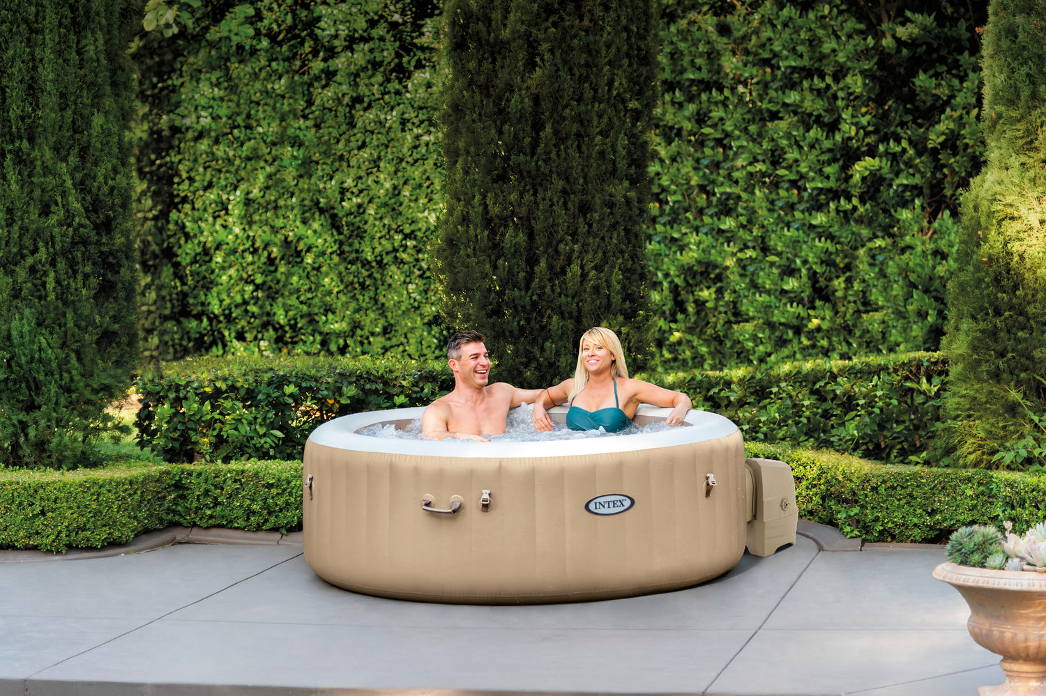 Intex PureSpa Bubble Massage 4 Person Spa 28426 - 6941057430874 Toy Chest Australia