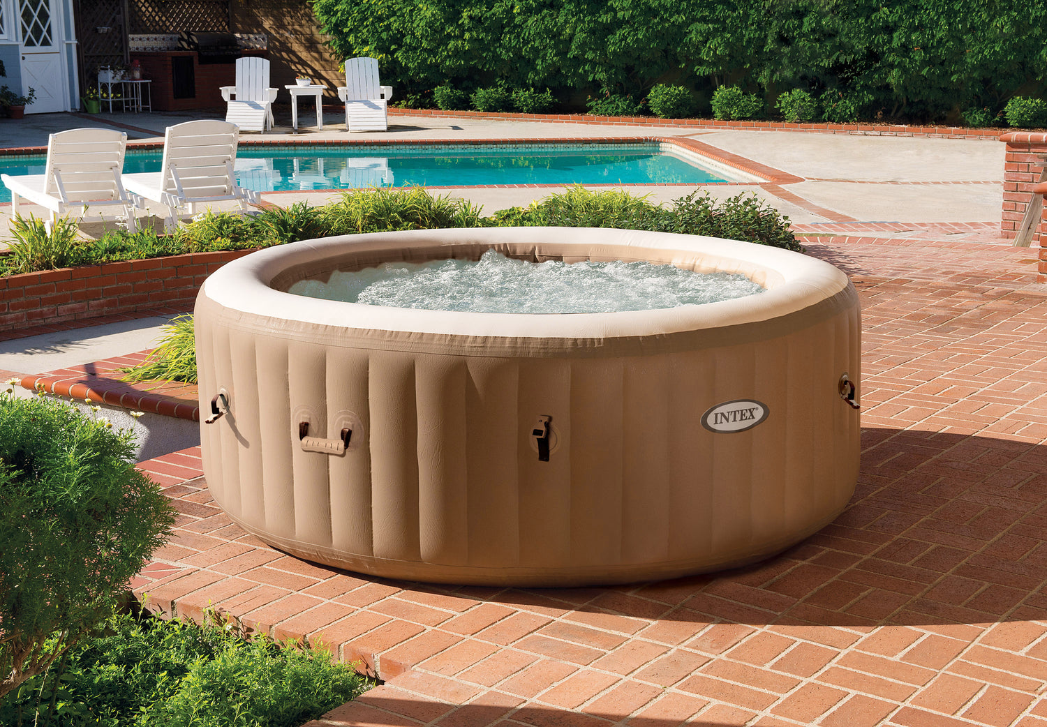 Intex PureSpa Bubble Massage 4 Person Spa 28426 - 6941057430874 Toy Chest Australia
