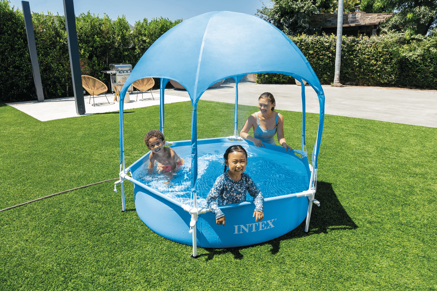 Intex Canopy Frame Pool 1.83m x 38cm 28209 - 6941057426037 Toy Chest Australia 2