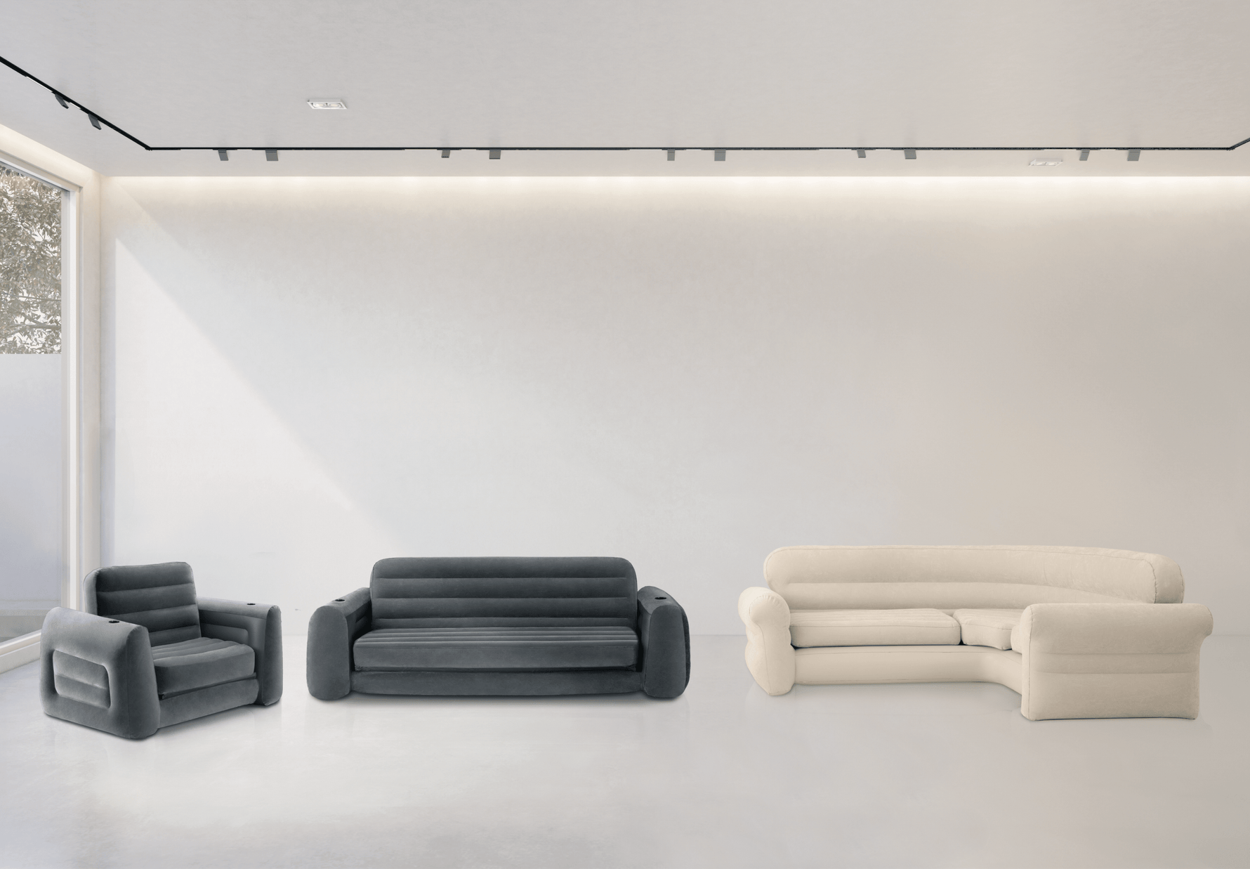 Intex Corner Sofa L - Shaped Inflatable Couch 68575 - 6941057402772 Toy Chest Australia
