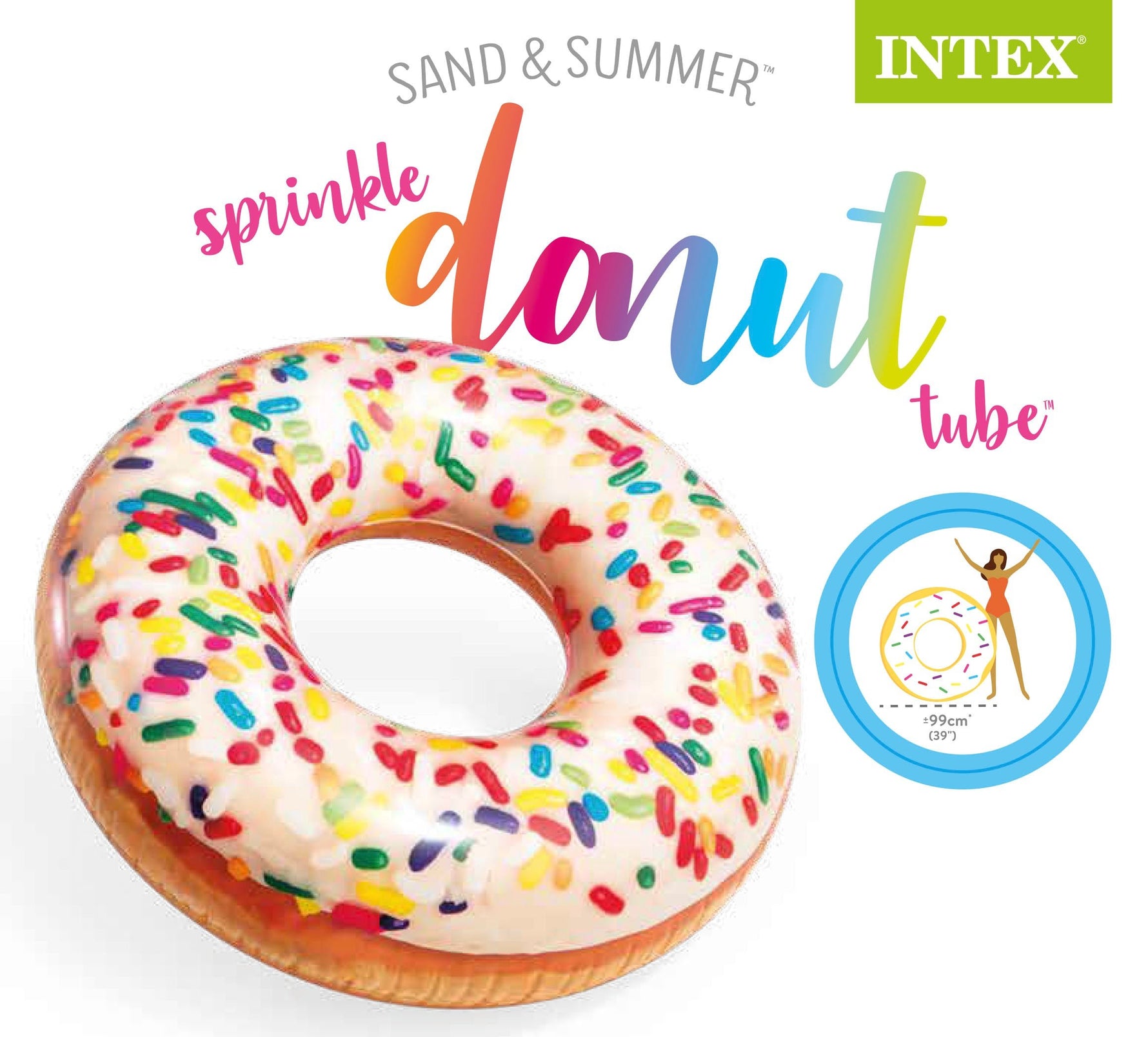 Intex Sprinkle Donut Tube 56263 - 6941057407517 Toy Chest Australia 3