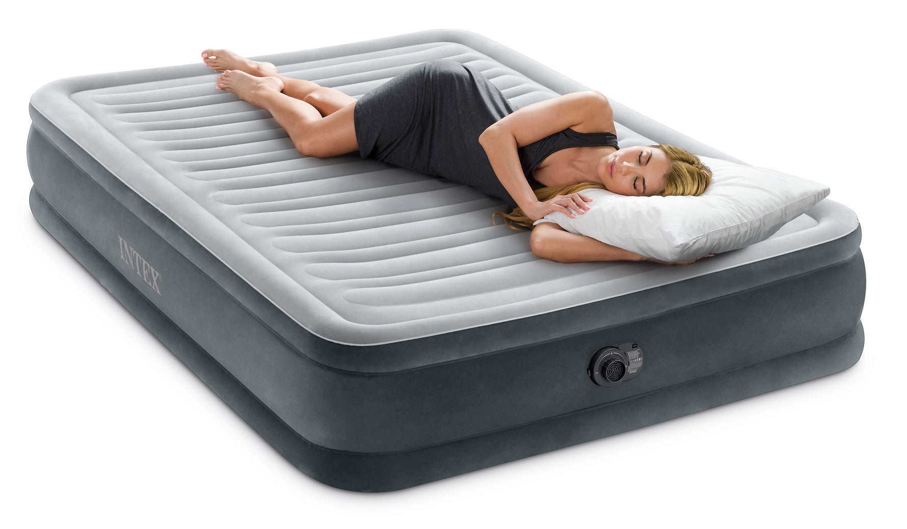 Intex Double (Full) Deluxe Airbed 33cm 67768 - 6941057423036 Toy Chest Australia