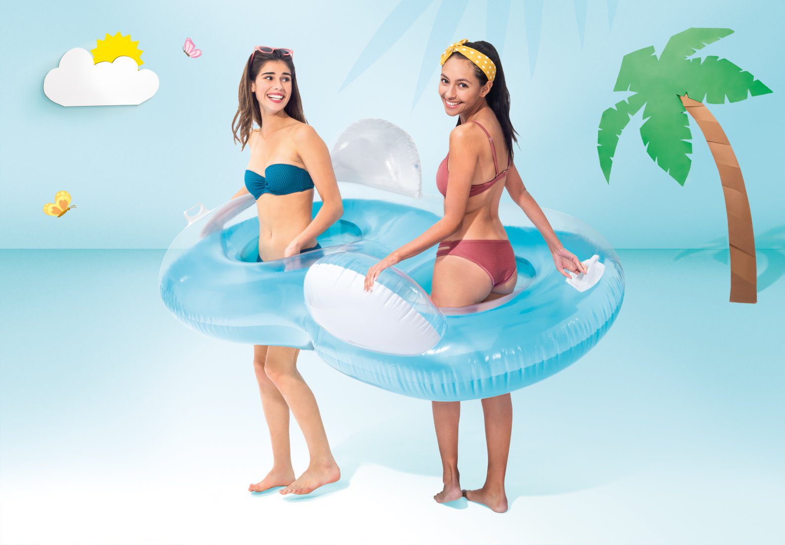 Intex Double Pillow Back Lounge 56800 - 6941057413037 Toy Chest Australia