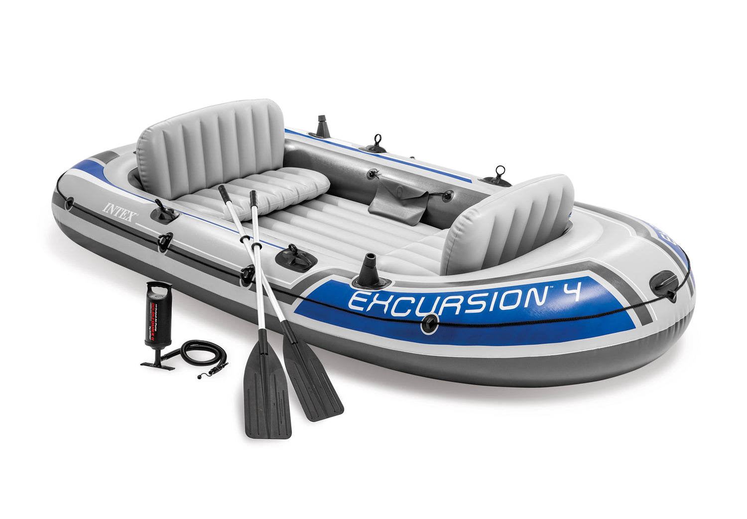 Intex Excursion 4 Boat Set 68324 - 6941057430621 Toy Chest Australia