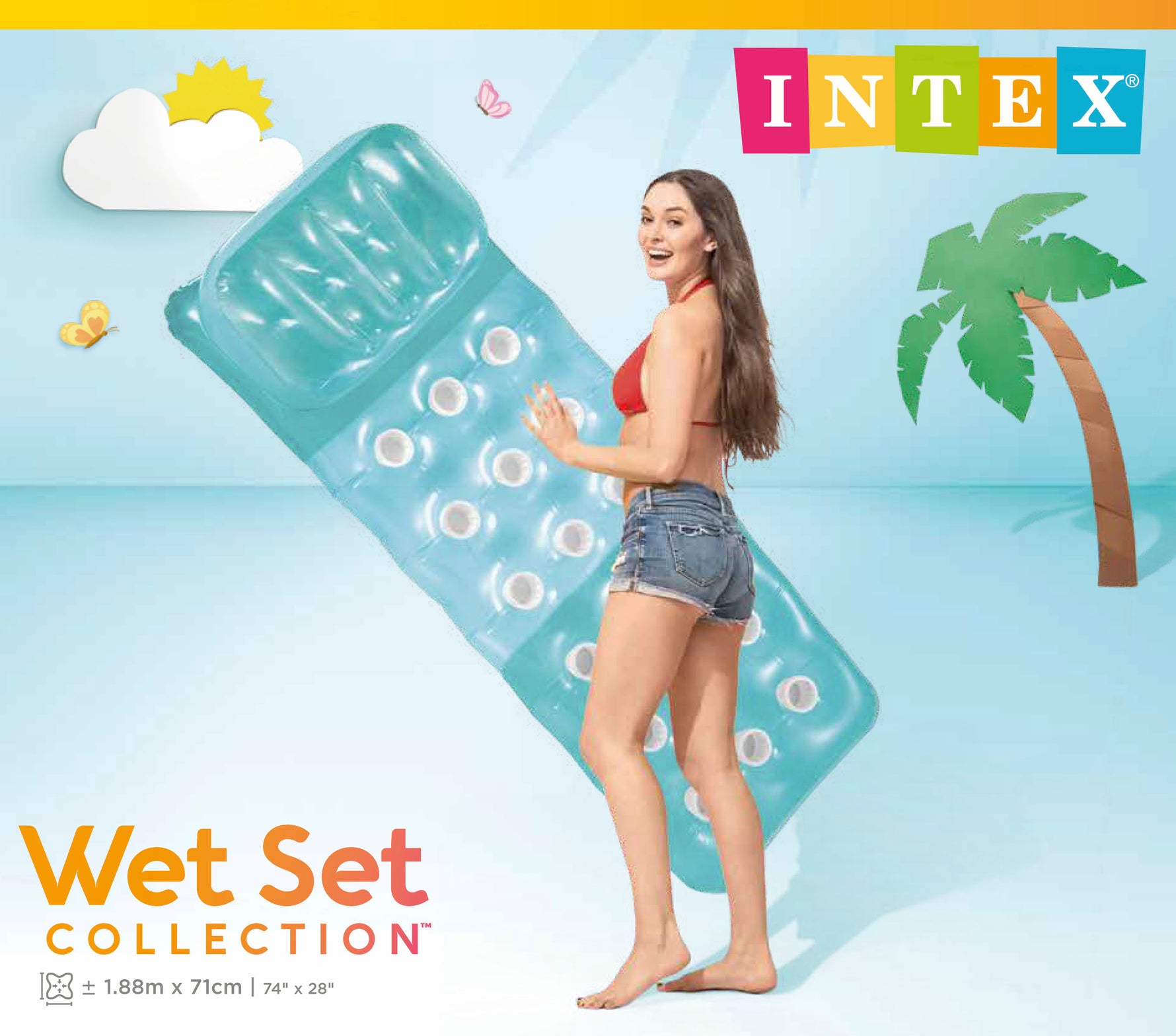 Intex 18 - Pocket Fashion Pool Mat 58890 - 6941057408880 Toy Chest Australia