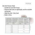 Intex Fiber Ball Filtration Replacement Ball 500g 29045 - 6941057426099 Toy Chest Australia 7