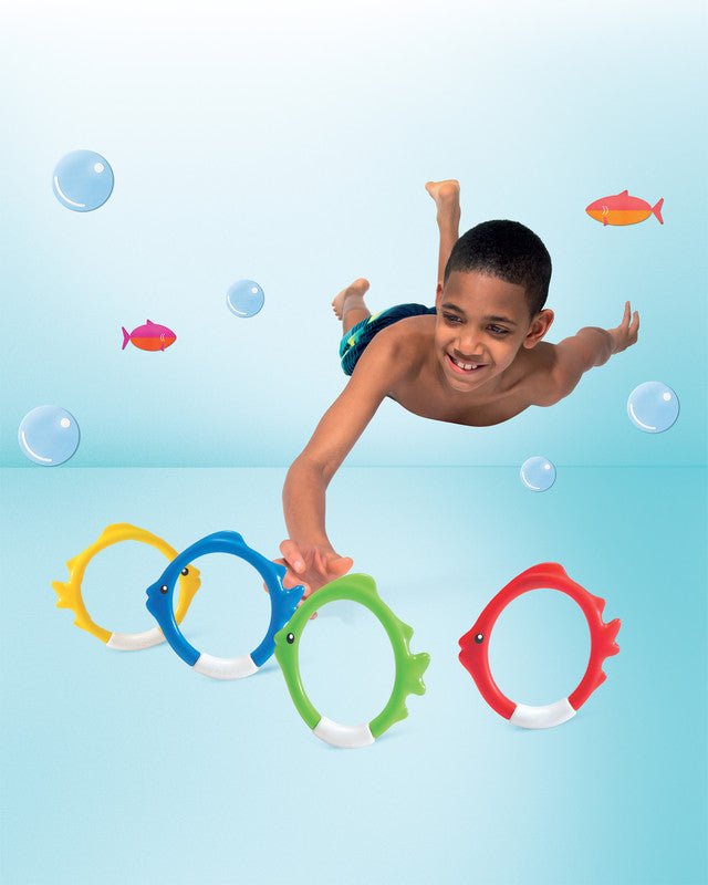 Intex Underwater Pool Toys Fish Rings 55507 - 6941057408323 Toy Chest Australia 3