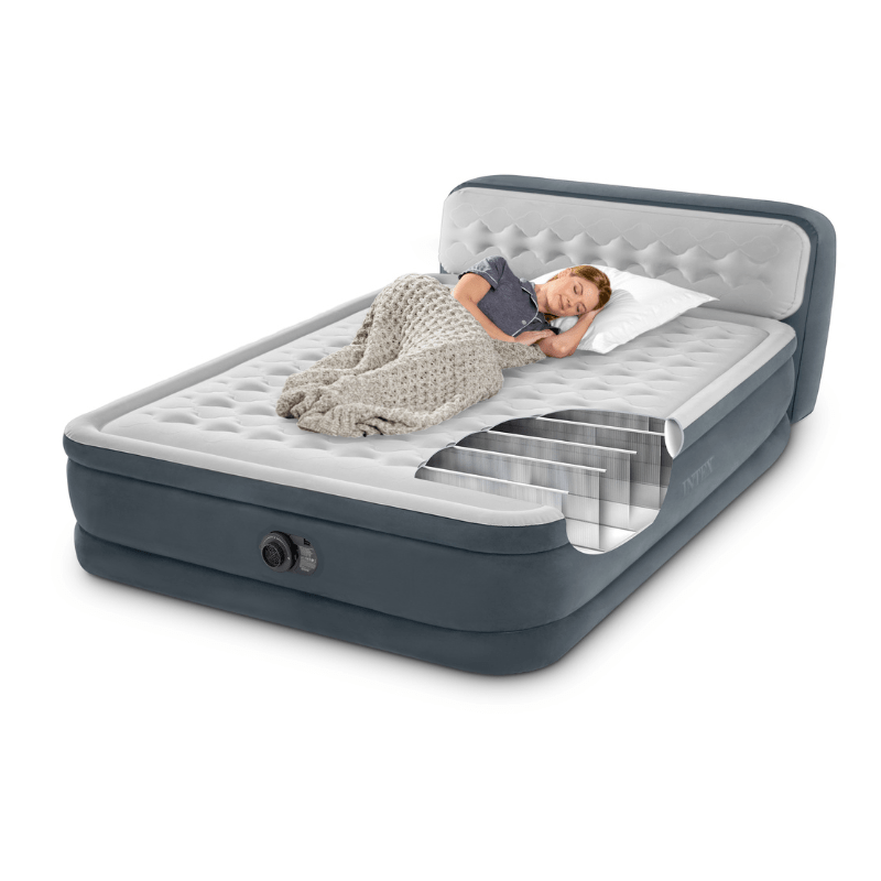 Intex Queen Deluxe Headboard Airbed 64448 - 6941057422992 Toy Chest Australia