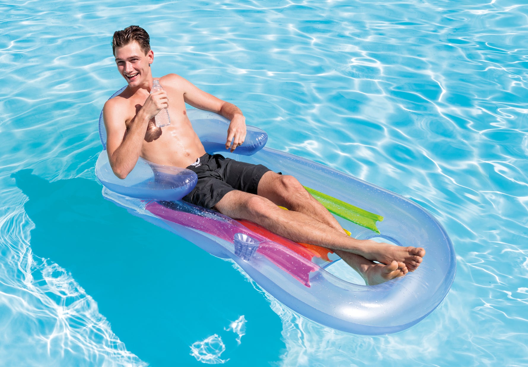 Intex King Kool Inflatable Pool Lounge 58802 - 6941057408903 Toy Chest Australia