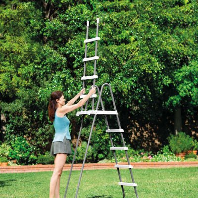 Intex Pool Ladder Removable Steps for 107cm (42") + 91cm (36in) Wall Height Pools 28075 - 6941057408491 Toy Chest Australia