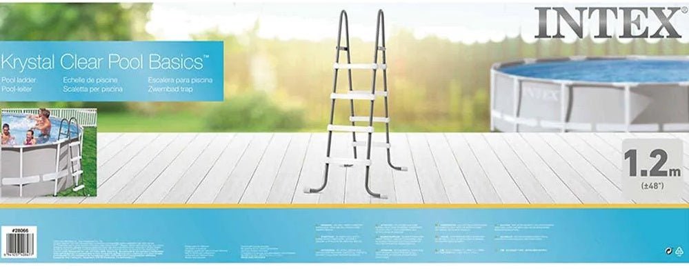 Intex Pool Ladder 48 Inch 122cm Above Ground Pools 28066 - 6941057408477 Toy Chest Australia