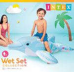 Intex Lil' Dolphin Ride - On Pool Kids Float 58535 - 6941057455358 Toy Chest Australia