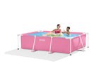 Intex Pink Rectangular Frame Pool 28266 - 6941057423333 Toy Chest Australia