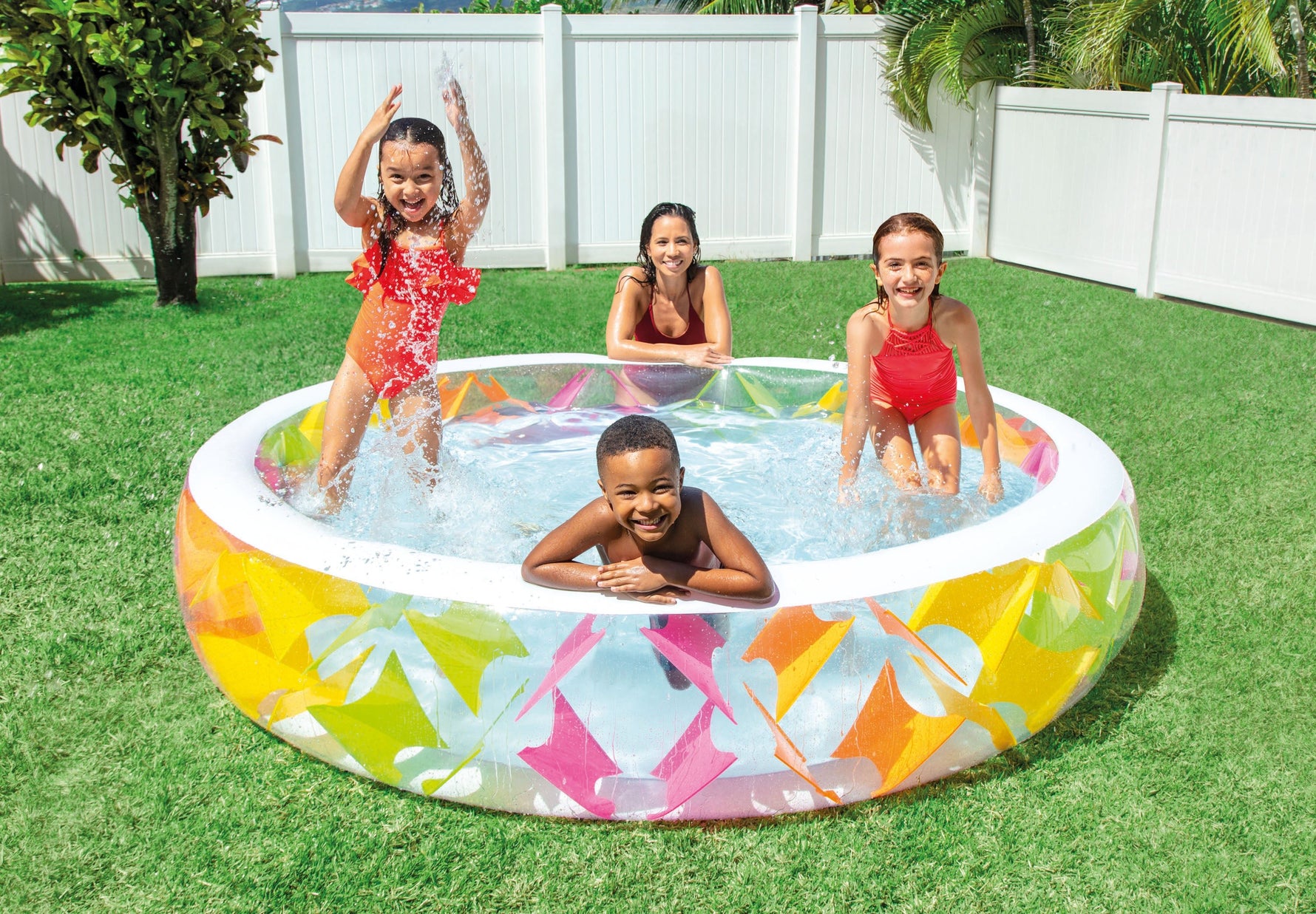 INTEX Pinwheel Swim Centre Pool 229cm x 56cm 56494 - 6941057454948 Toy Chest Australia 3